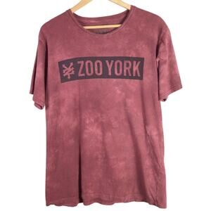 Zoo York Unbreakable New NYC NY T Shirt Burgundy Large